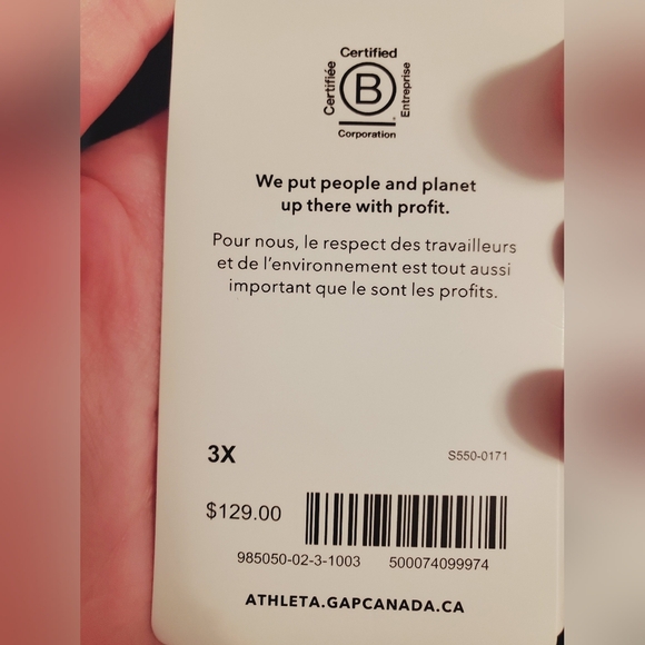 NWT Athleta Venice Moto Jogger. Blue. Size 3X. Plus size. 27" inseam. - Picture 6 of 12